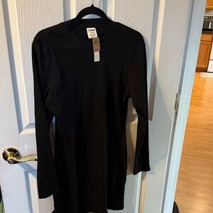 PINK Victoria's Secret Black Ribbed Top